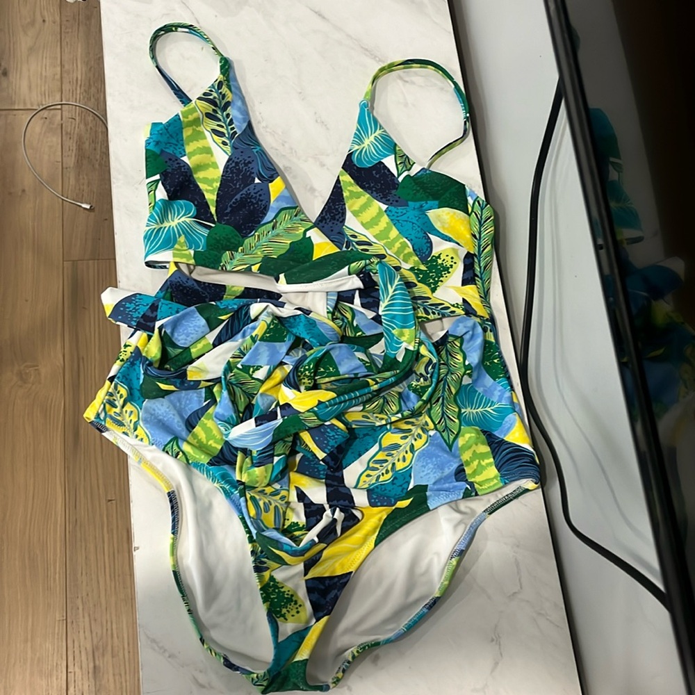 AERIE wrap one piece swimsuit